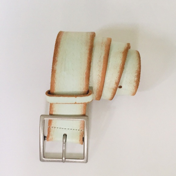 Linea Pelle Light Aqua Blue Leather Belt main image 5